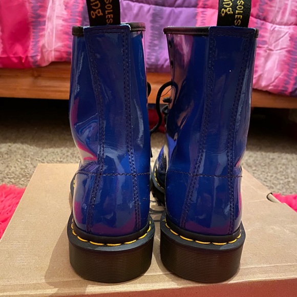 Electric blue dr martins!! - Picture 3 of 4